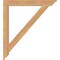 Ekena Millwork Traditional Traditional Smooth Bracket, Western Red Cedar, 3 1/2"W x 34"D x 38"H BKT04X34X38TRA01SWR - alternate 3